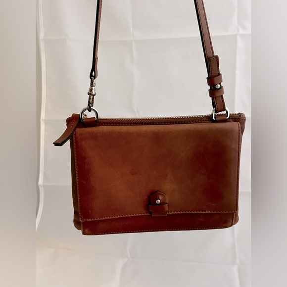 Massimo Dutti | Brown Leather Crossbody - Picture 1 of 5